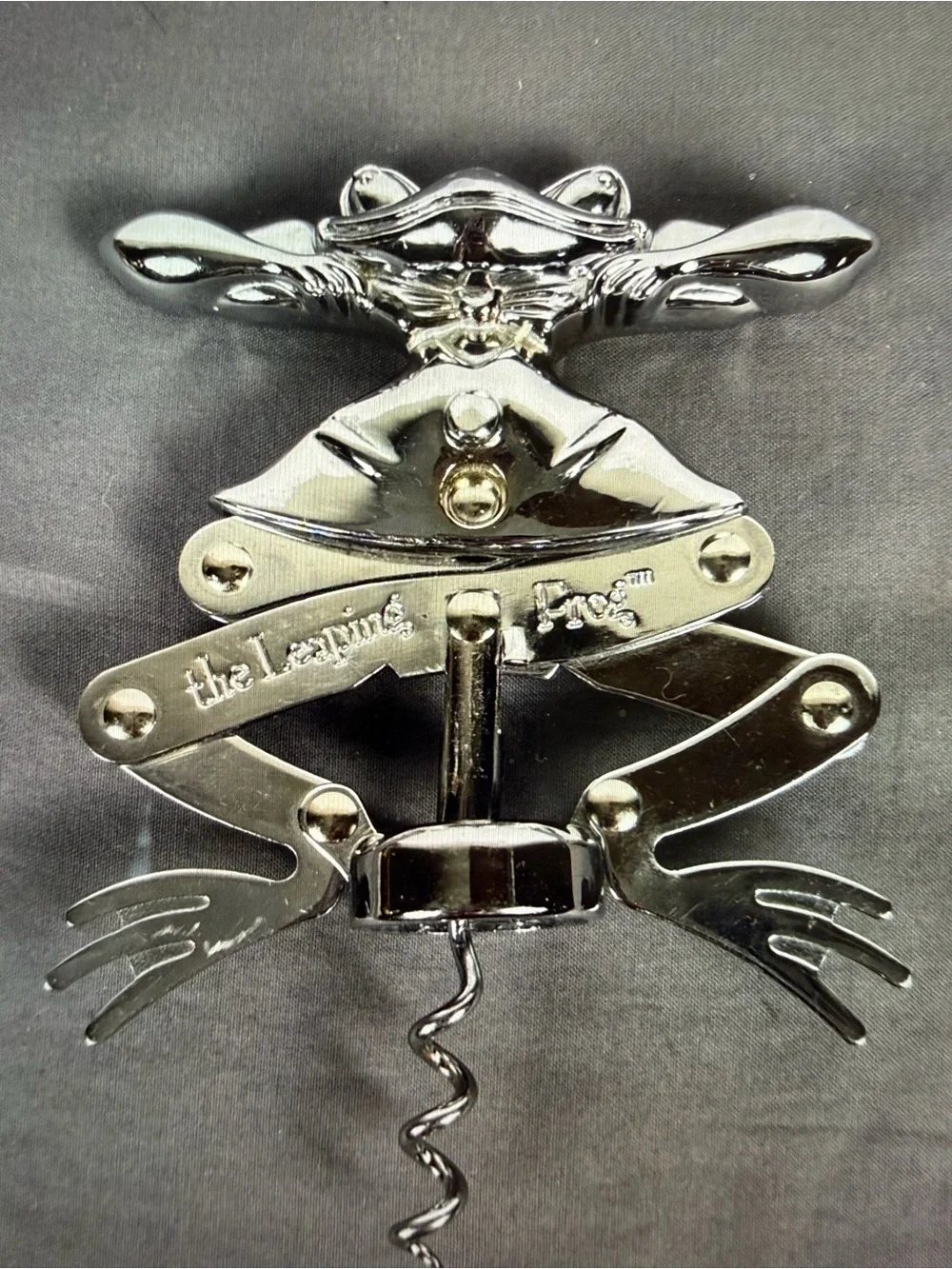 Leaping Frog Corkscrew-chrome and Silver Design 1990’s NWT
